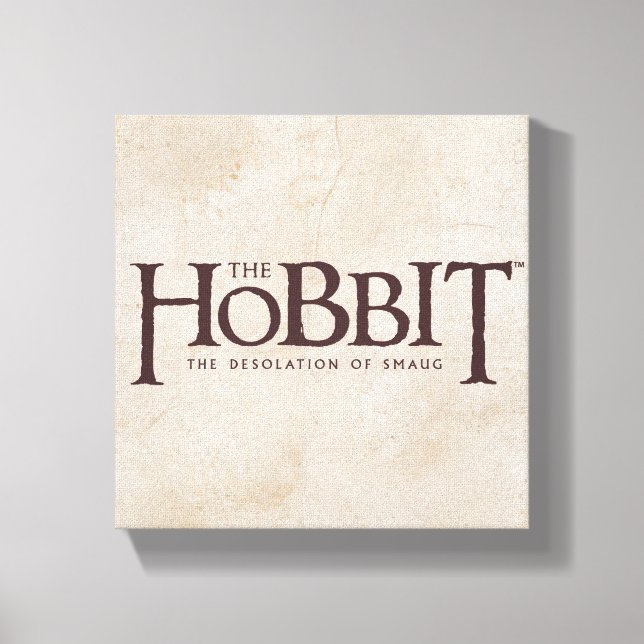 Hobbit Logo - Dark Canvas Print (Front)
