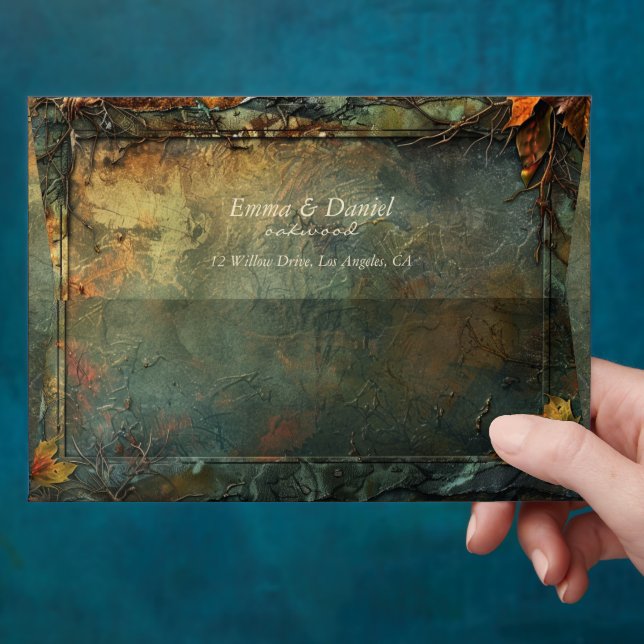 Hobbiton Haven Wedding  Envelope (Hand)