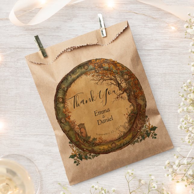 Hobbiton Haven Wedding Favour Bag (Clipped)