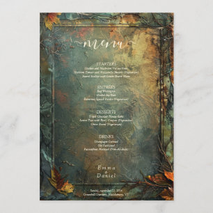 Hobbiton Haven Wedding Menu