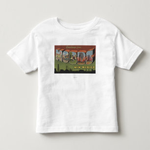 Hobbs, New Mexico - Large Letter Scenes Toddler T-shirt