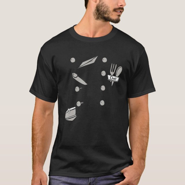 Hobby Chef Costume Design For The Fun Barbecue Eve T-Shirt (Front)