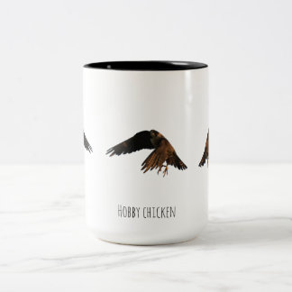 Hobby chicken Two-Tone coffee mug