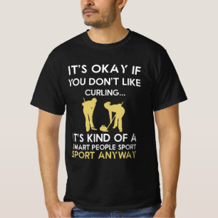 Hobby Curling sport art design gift for Christmas T-Shirt
