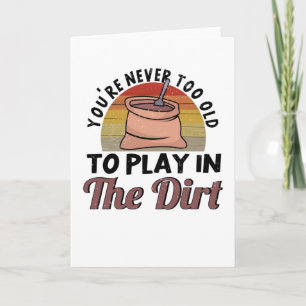 Hobby Gardener Earth Gardener Garden Allotment Card