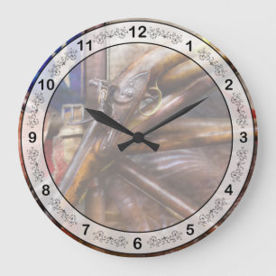 Hobby - Guns - How the war was won Large Clock