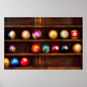 Hobby - Pool - Let's play billiards Poster