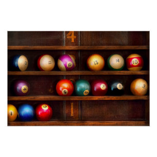 Hobby - Pool - Let's play billiards Poster