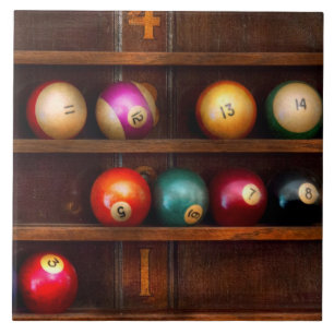Hobby - Pool - Let's play billiards Tile