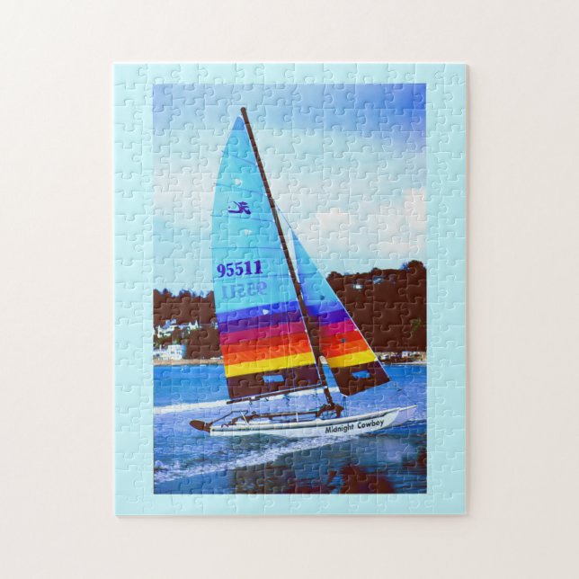 Hobie boat jigsaw puzzle (Vertical)