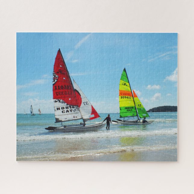 Hobie sailing boats jigsaw puzzle (Horizontal)