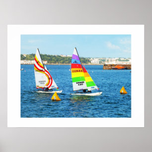 Hobies sailing poster