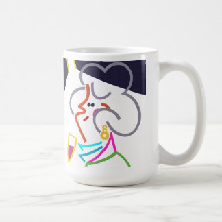 Hobnob Abstract Modern Art Illustration Mug