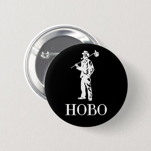 HOBO Authentic Original Premium Design Button (Front & Back)
