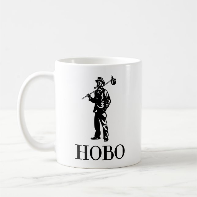 HOBO Authentic Original Premium Design Coffee Mug (Left)