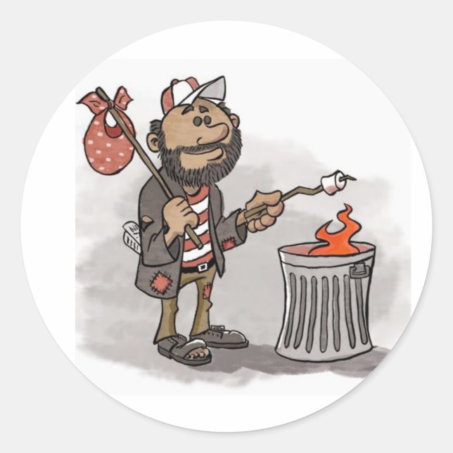 hobo central sticker (Front)