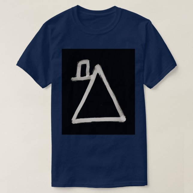 Hobo Sign 097 Wealthy Inverted T-Shirt (Design Front)