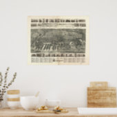 Hoboken New Jersey 1903 Antique Panoramic Map Poster (Kitchen)