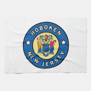 Hoboken New Jersey Kitchen Towel