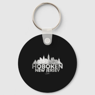 Hoboken New Jersey Nj _ Skyline  Keychain