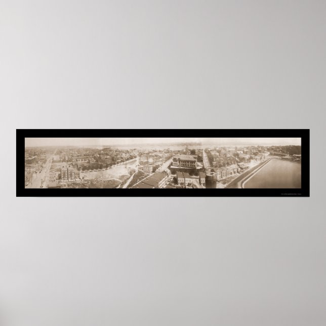 Hoboken Weehawken NJ Photo 1909 Poster (Front)