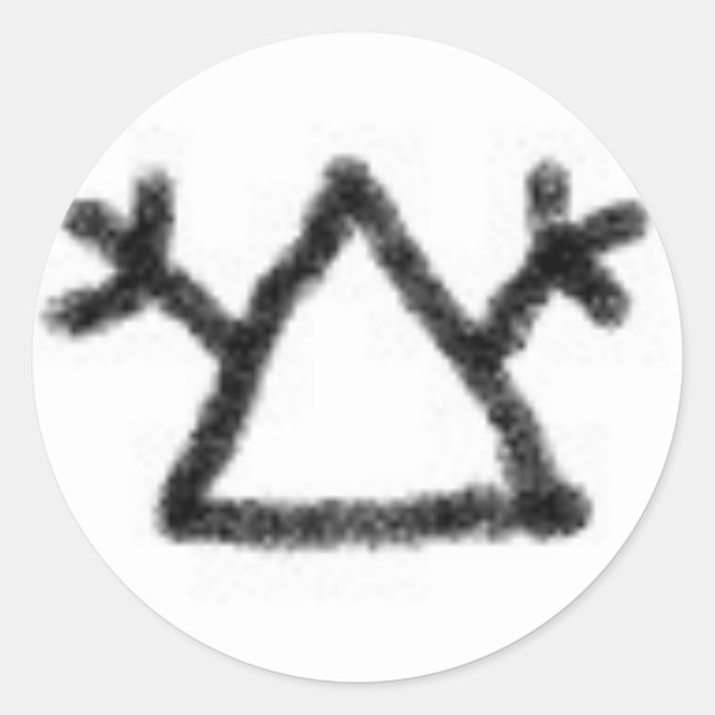 HoboSigns Classic Round Sticker (Front)