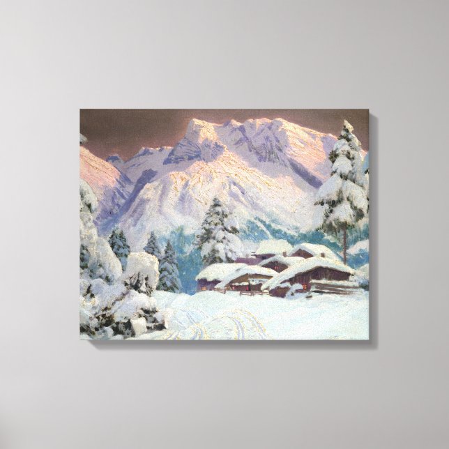 Hocheisgruppe, Austria Canvas Print (Front)