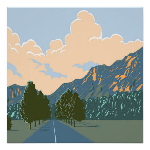 Hochkonig near Elsbethen Salzburg Austria WPA Art Poster