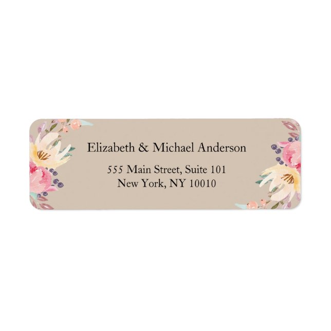 Hochzeit floral moderne (Devant)
