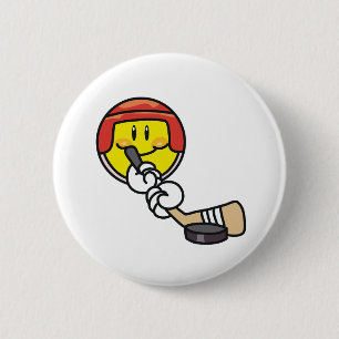 Hockey 2 Inch Round Button