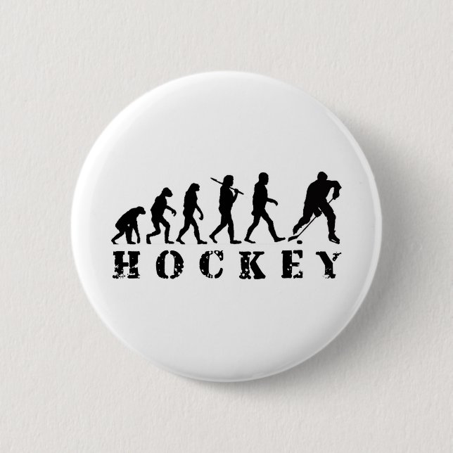Hockey 2 Inch Round Button (Front)
