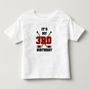 Hockey 3ème anniversaire Tshirts et cadeaux