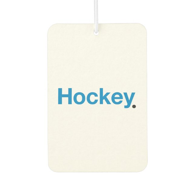 Hockey Air Freshener (Front)