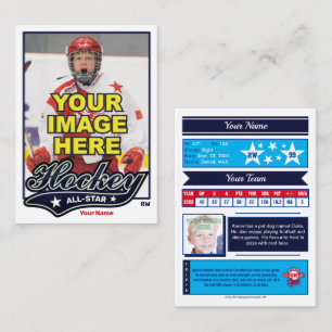 Hockey All-Star - Shooter Stats Calling Card