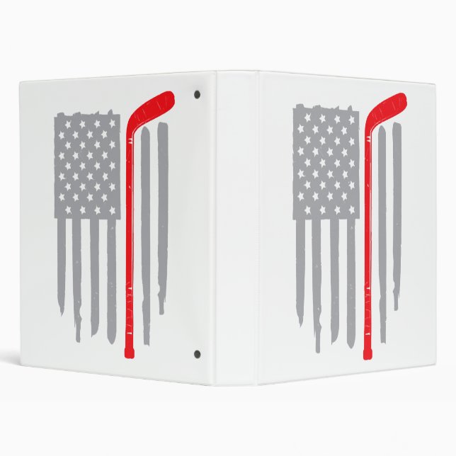 Hockey american flag binder (Background)