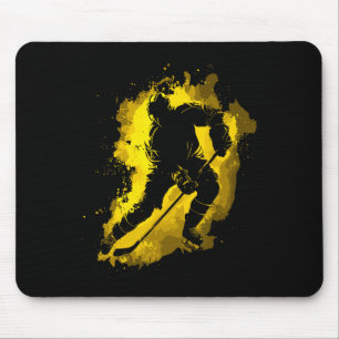 Hockey And Ice Hockey Graphic Men, Boys And Teen B Mouse Pad