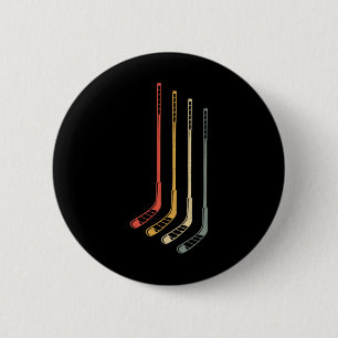 Hockey Apparel - Hockey Ice Hockey Player Gift 1 2 Inch Round Button