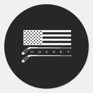 Hockey Apparel - Hockey Ice Hockey Player Gift 1 Classic Round Sticker