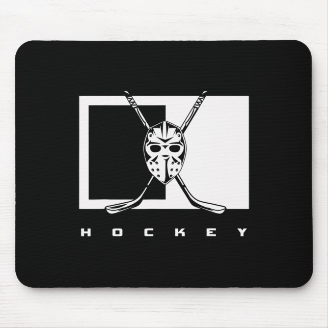 Hockey Apparel - Hockey  Ice Hockey Player Gift  4 Mouse Pad (Front)