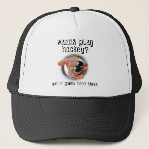 Hockey Balls Trucker Hat