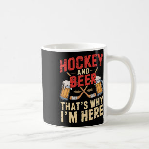 Hockey Beer For Men Funny Gift Idea  Coffee Mug