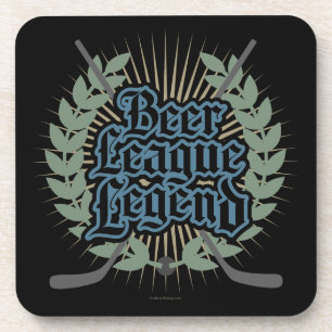 Hockey Beer League Legend Coaster