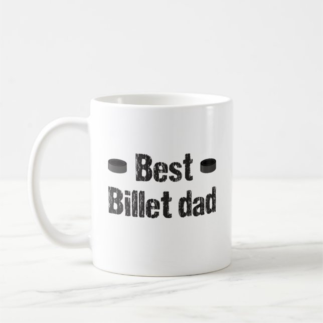 Hockey Best Billet Dad Coffee Mug (Left)