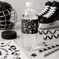 Hockey black and White Themed Kids Birthday Party
