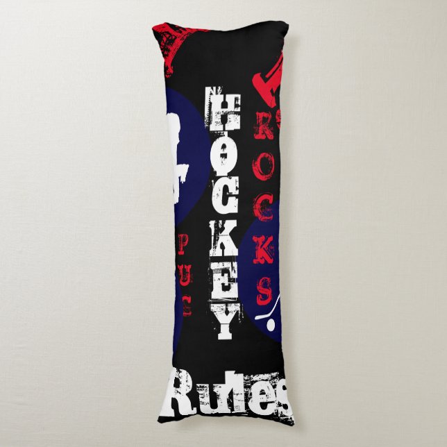 HOCKEY BODY PILLOW (Front Vertical)