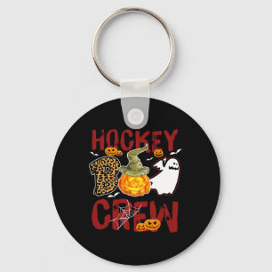 Hockey Boo Crew Halloween Players Coach Match Keychain