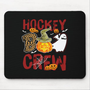 Hockey Boo Crew Halloween Players Coach Match  Mouse Pad