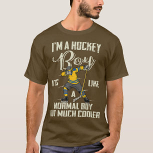 Hockey Boy Gifts Funny Dabbing Player Boys Kids B T-Shirt