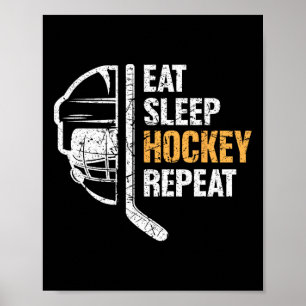 Hockey Boys Ice Hockey Player Gift Poster