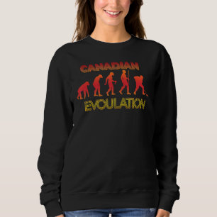 Hockey Canada Day Maple Leaf Canadian Evoulation Sweatshirt